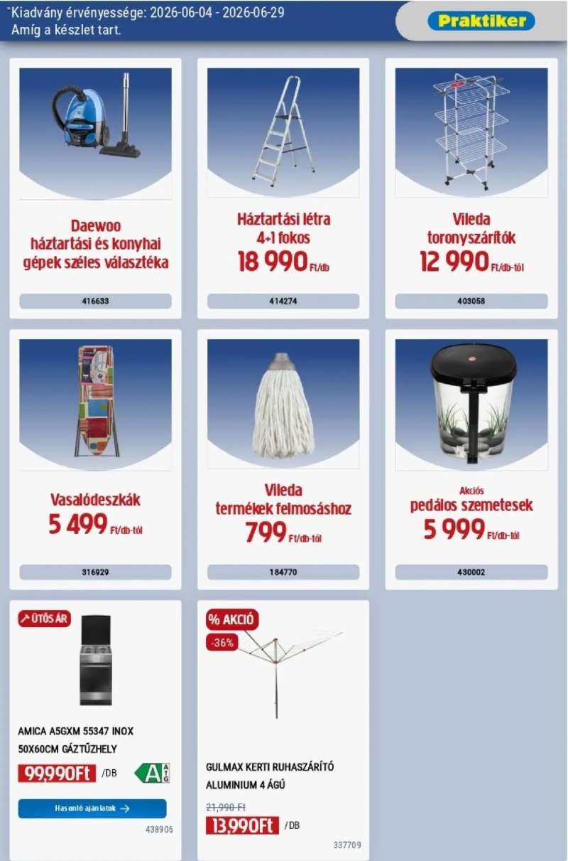 Praktiker Praktiker akciós újság 31 oldal