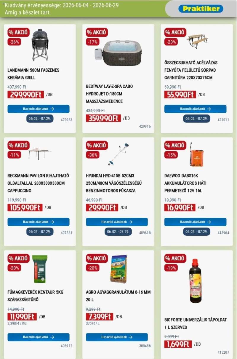 Praktiker Praktiker akciós újság 5 oldal