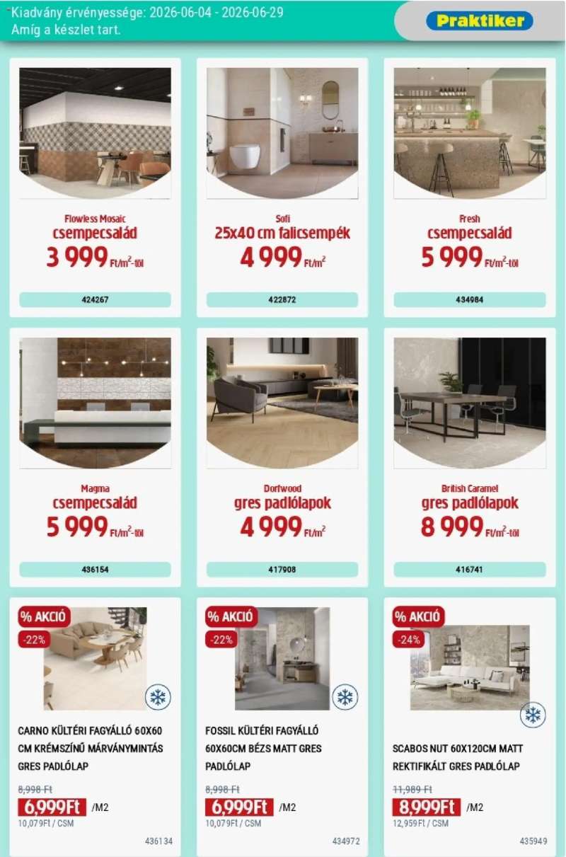 Praktiker Praktiker akciós újság 9 oldal