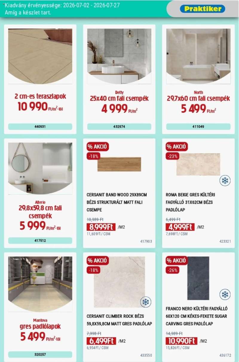 Praktiker Praktiker akciós újság 11 oldal