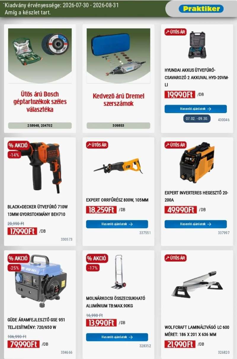 Praktiker Praktiker akciós újság 27 oldal