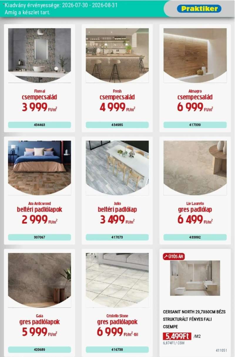 Praktiker Praktiker akciós újság 7 oldal