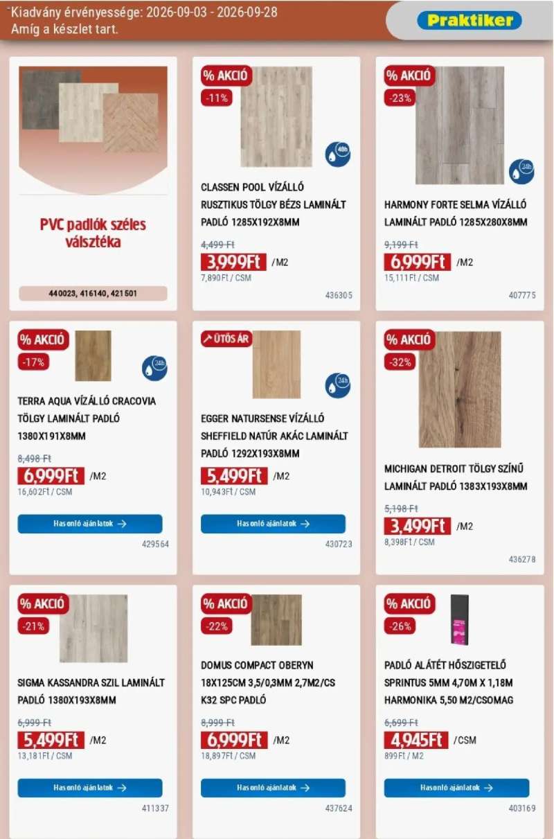 Praktiker Praktiker akciós újság 13 oldal