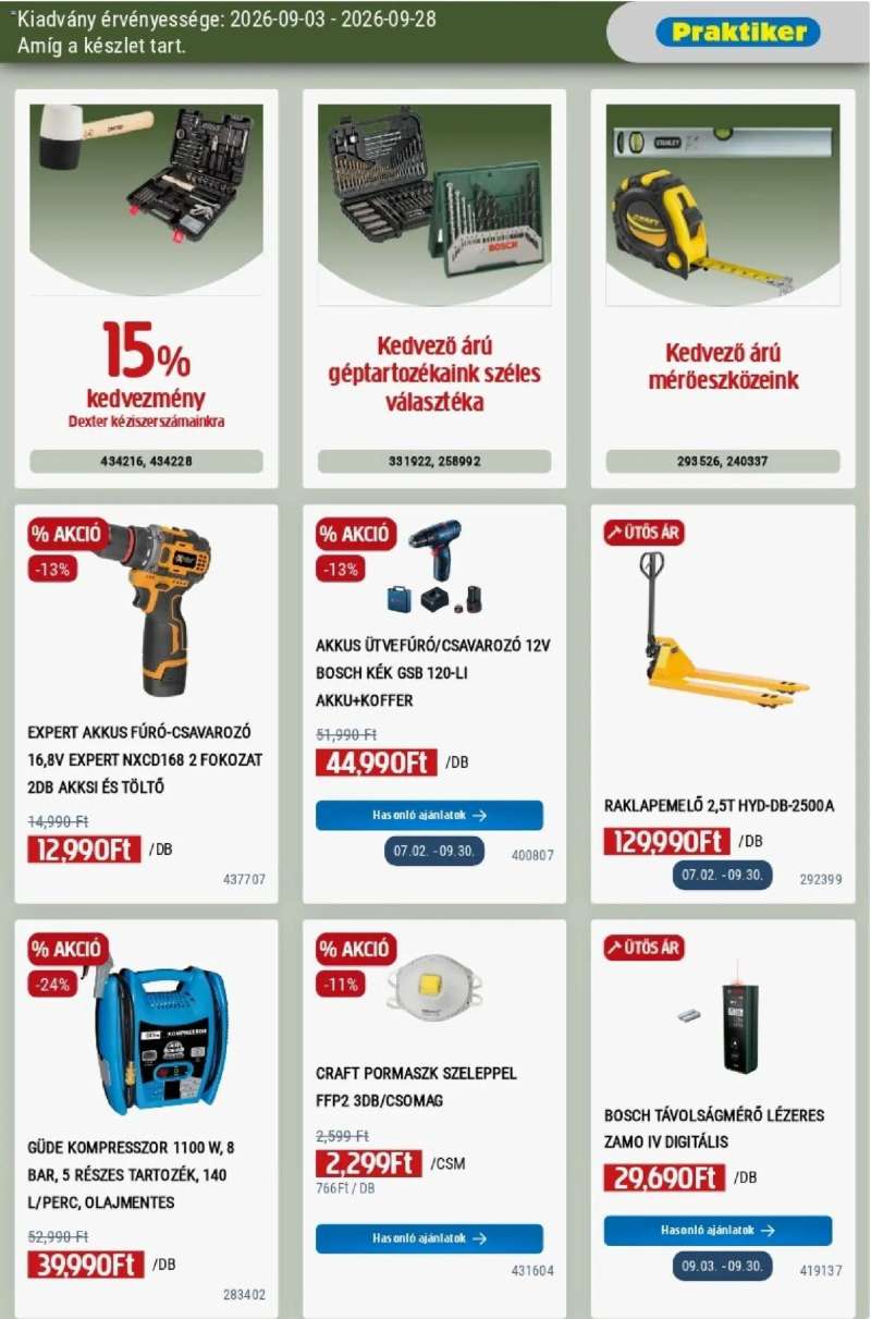 Praktiker Praktiker akciós újság 23 oldal