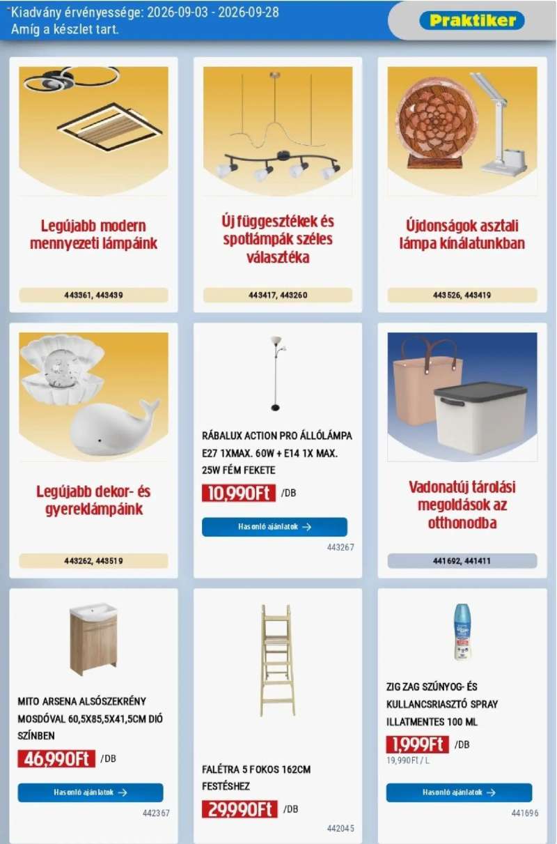 Praktiker Praktiker akciós újság 27 oldal