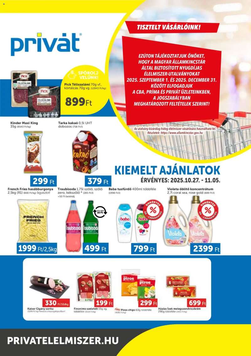 PRIVÁT Déli vármegyék 1 oldal