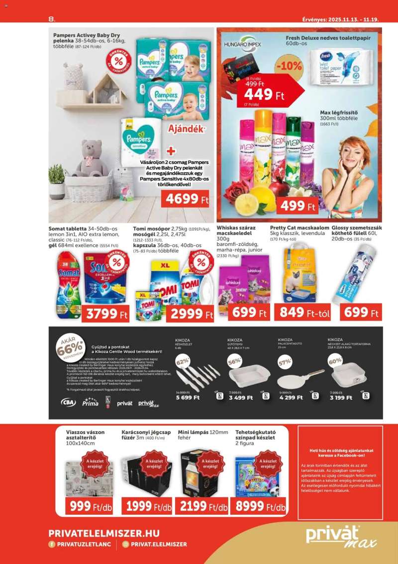 PRIVÁT Aktuális szórólap MAX 8 oldal
