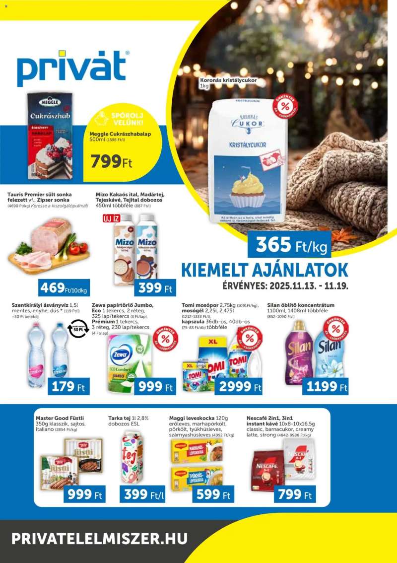 PRIVÁT Déli vármegyék 1 oldal