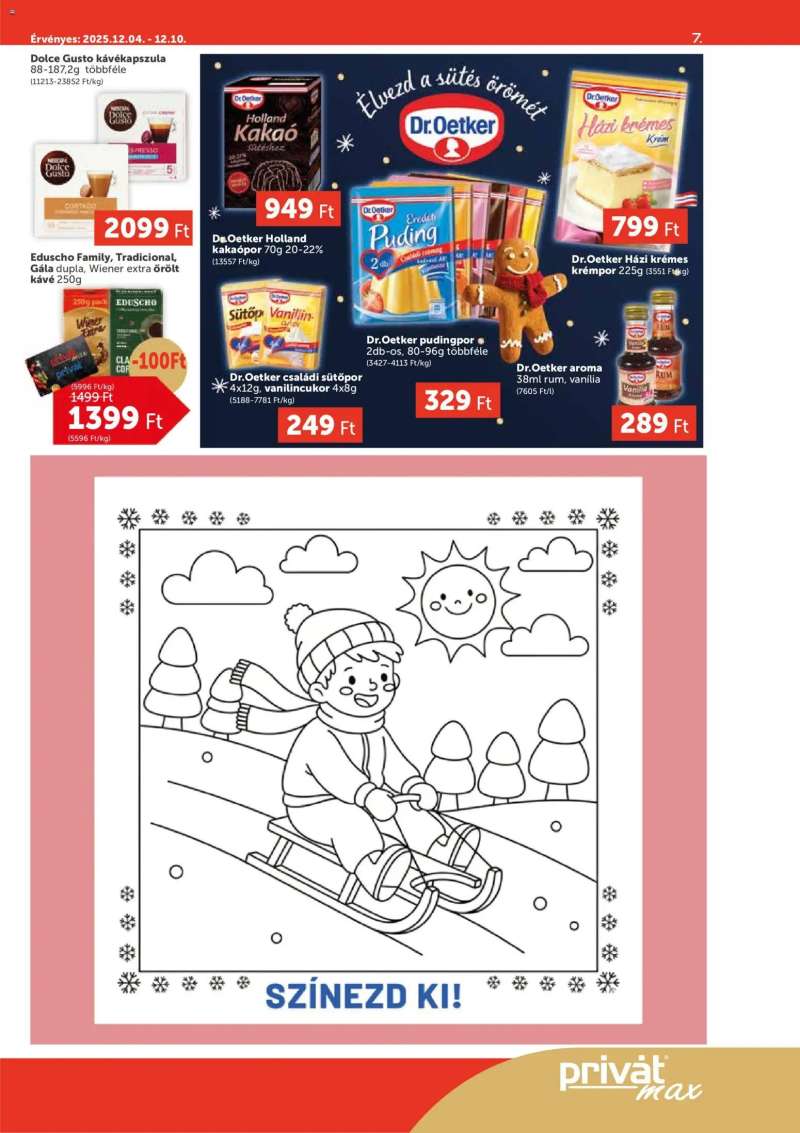 PRIVÁT Aktuális szórólap MAX 7 oldal