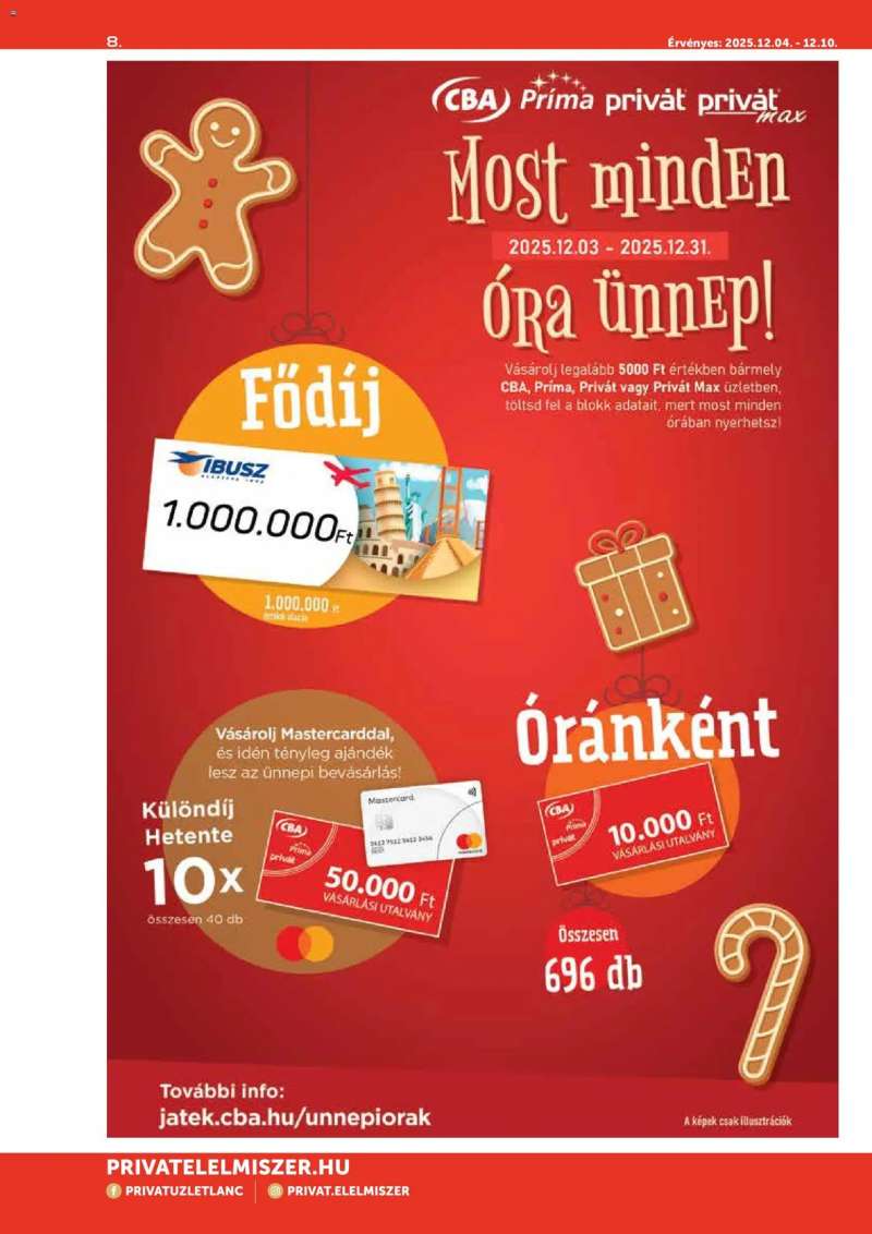 PRIVÁT Aktuális szórólap MAX 8 oldal