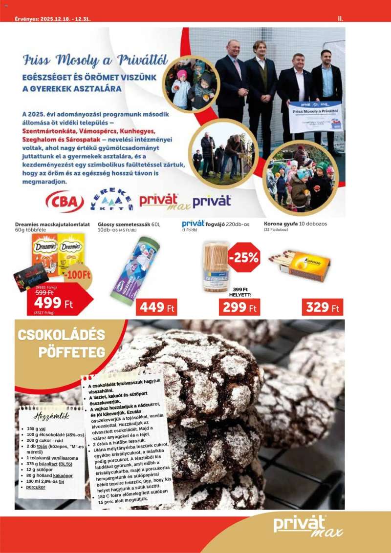 PRIVÁT Aktuális szórólap MAX 11 oldal