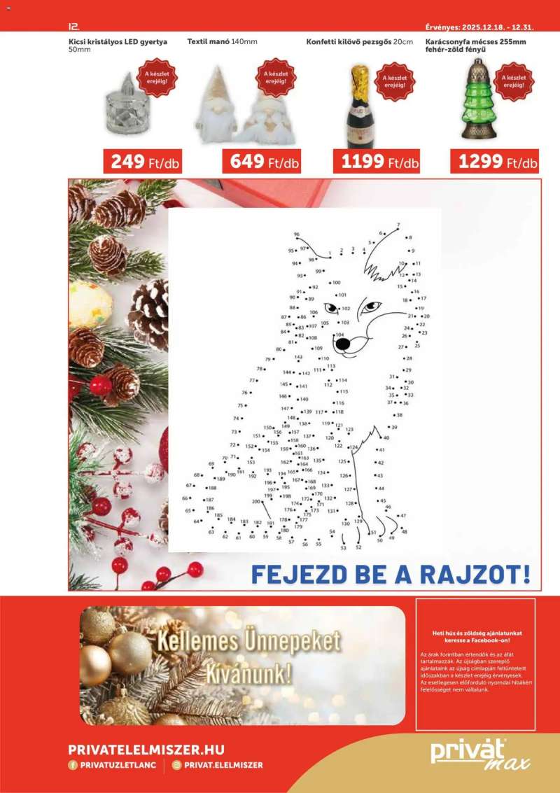 PRIVÁT Aktuális szórólap MAX 12 oldal