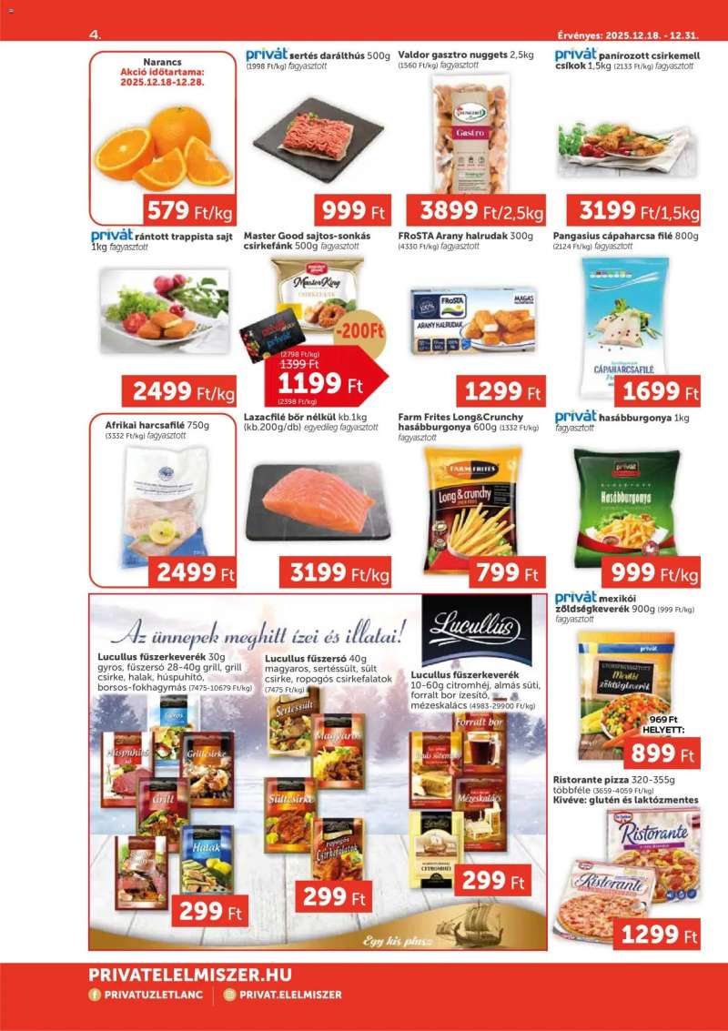 PRIVÁT Aktuális szórólap MAX 4 oldal