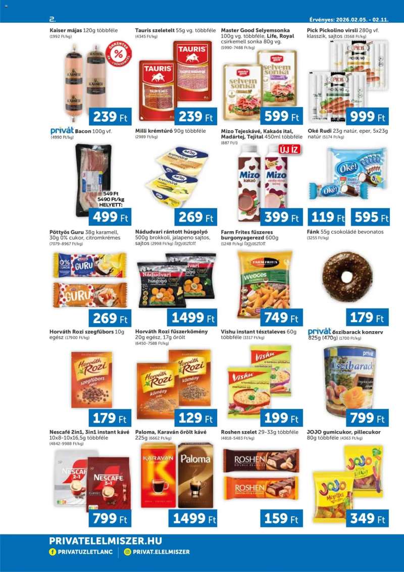 PRIVÁT Déli vármegyék 2 oldal