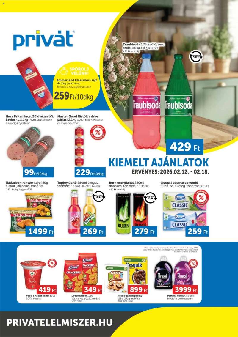 PRIVÁT Déli vármegyék 1 oldal