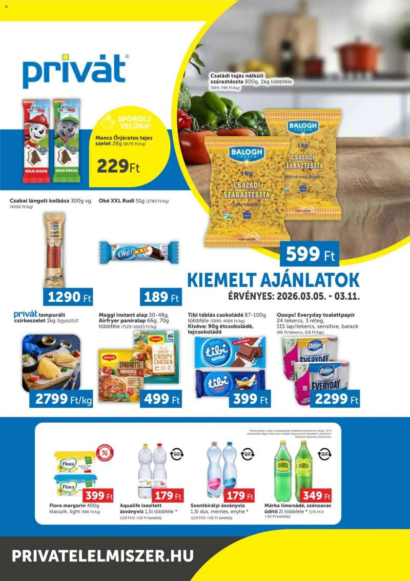 PRIVÁT PRIVÁT Déli vármegyék 1 oldal