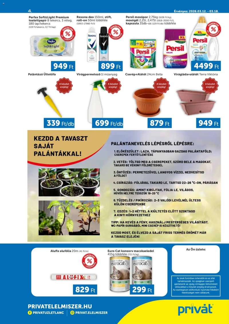 PRIVÁT PRIVÁT Déli vármegyék 4 oldal