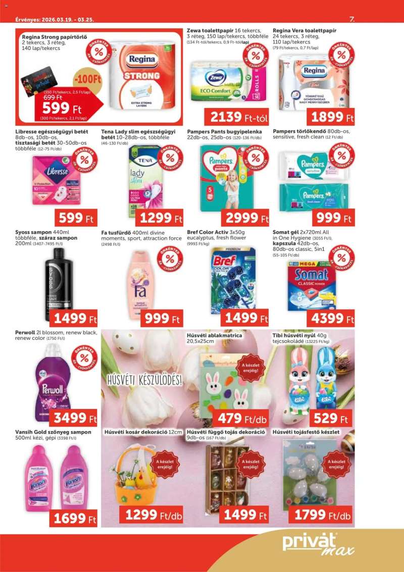 PRIVÁT PRIVÁT Aktuális szórólap MAX 7 oldal