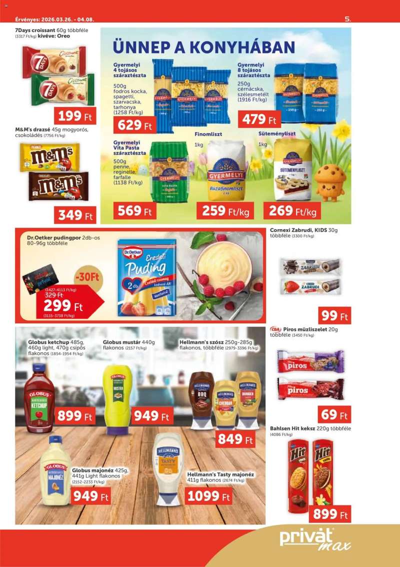 PRIVÁT PRIVÁT Aktuális szórólap MAX 5 oldal