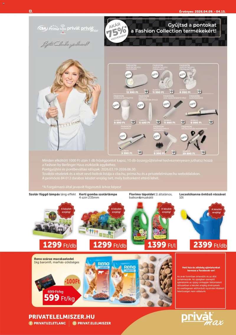 PRIVÁT PRIVÁT Aktuális szórólap MAX 8 oldal