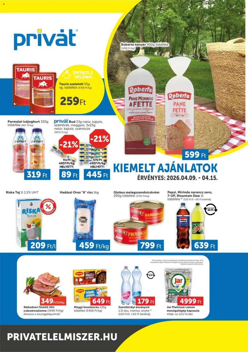 PRIVÁT PRIVÁT Déli vármegyék 1 oldal