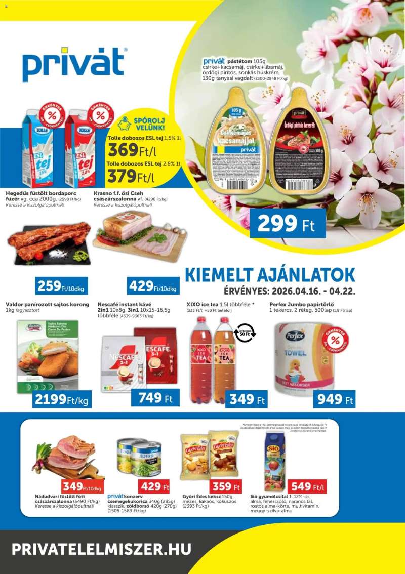 PRIVÁT PRIVÁT Déli vármegyék 1 oldal