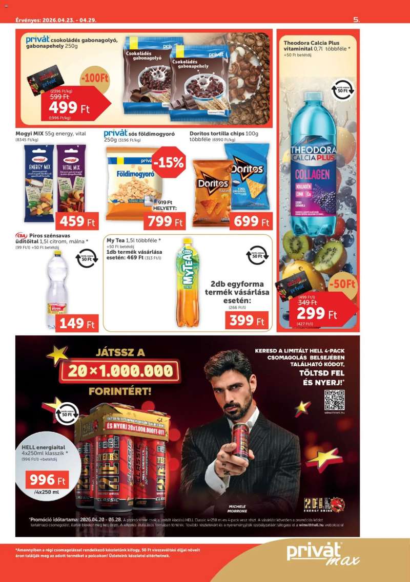 PRIVÁT PRIVÁT Aktuális szórólap MAX 5 oldal