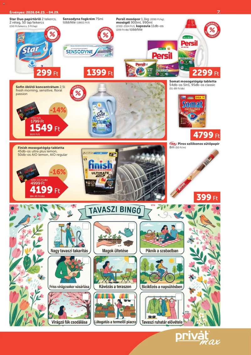 PRIVÁT PRIVÁT Aktuális szórólap MAX 7 oldal