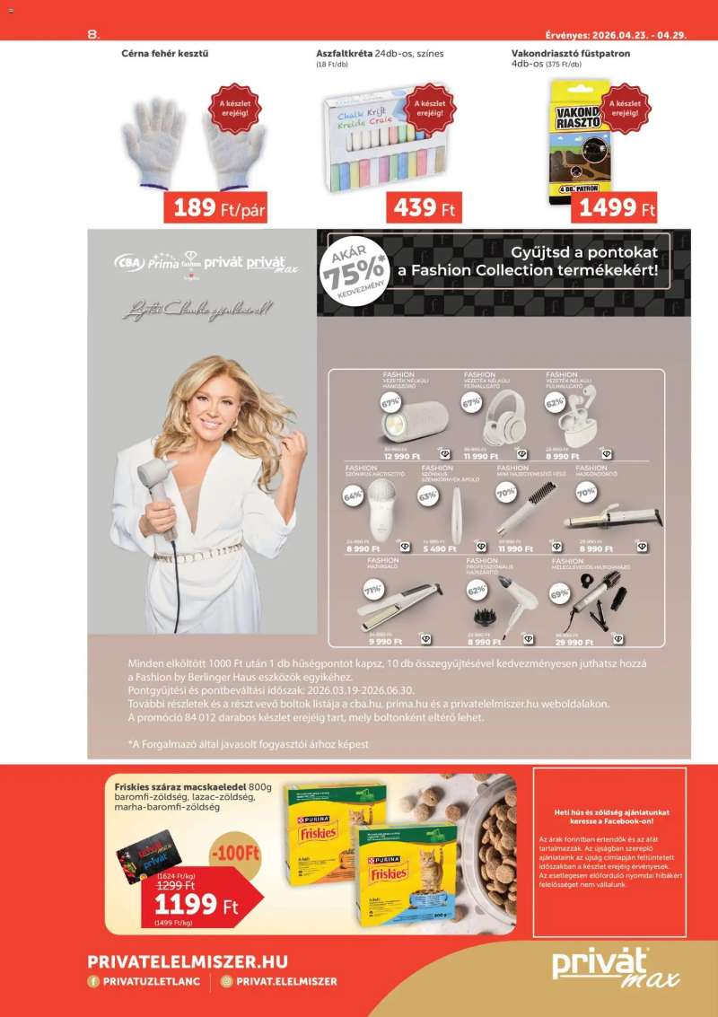 PRIVÁT PRIVÁT Aktuális szórólap MAX 8 oldal