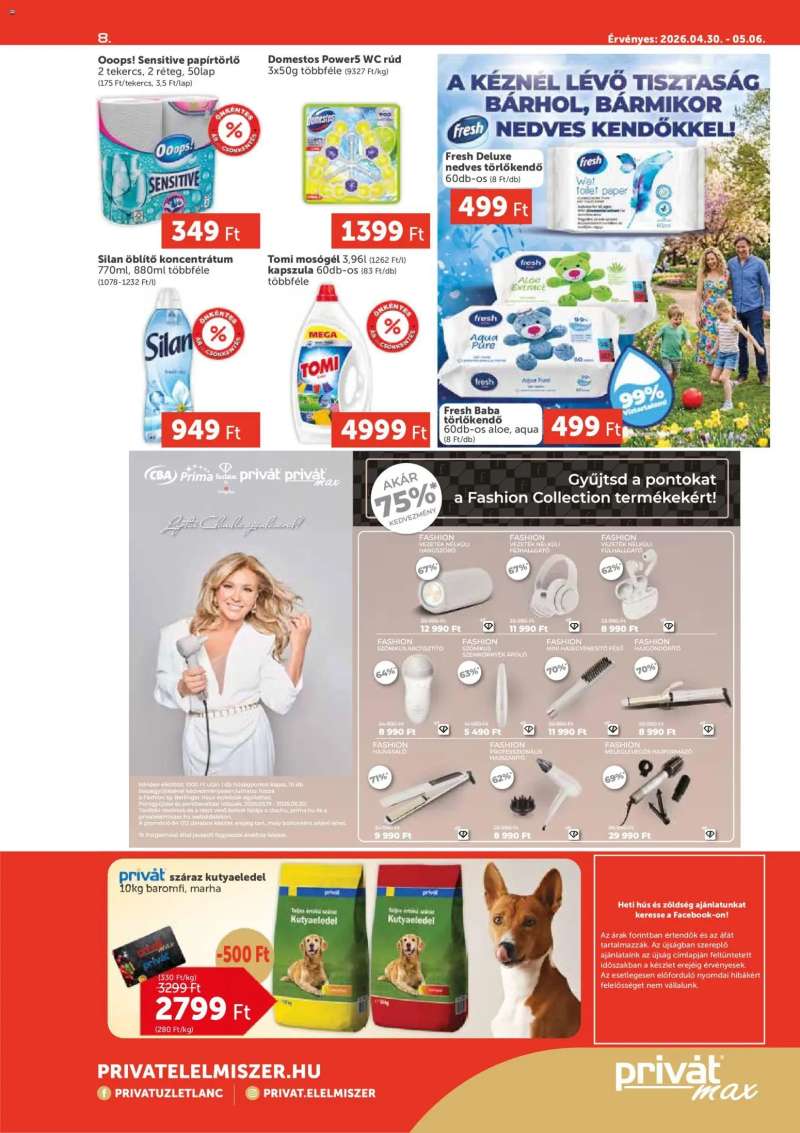 PRIVÁT PRIVÁT Aktuális szórólap MAX 8 oldal