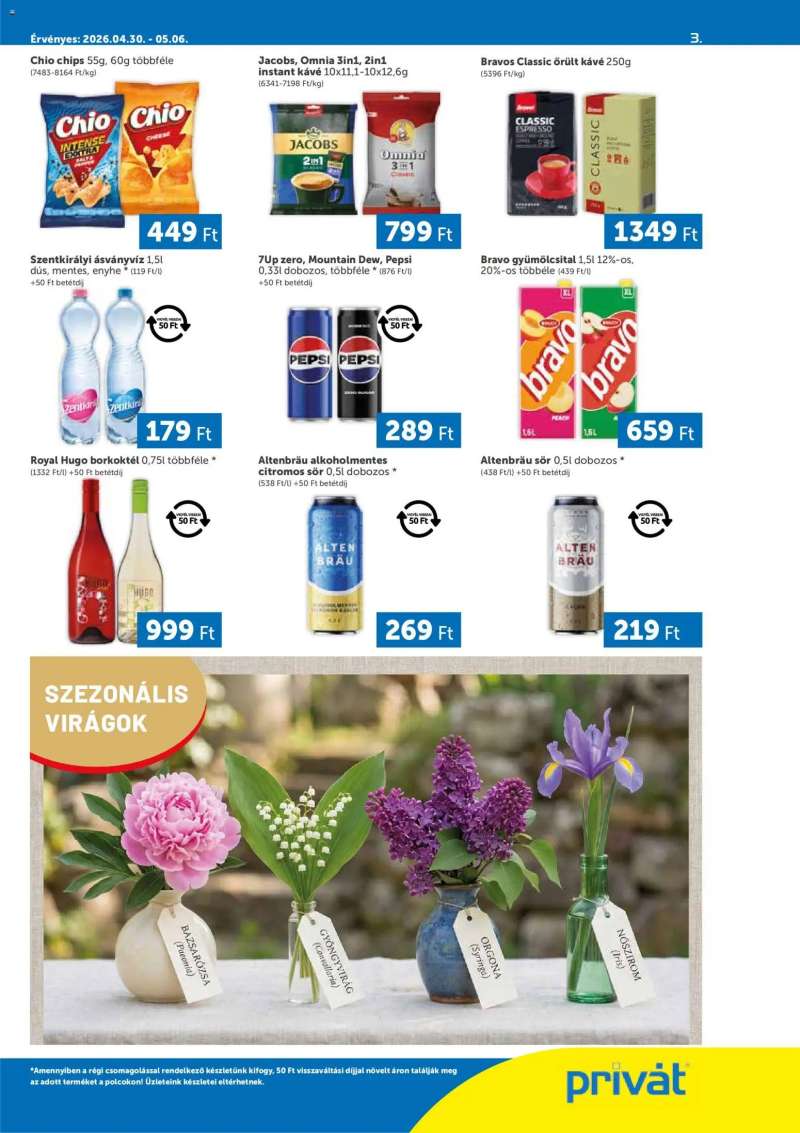 PRIVÁT PRIVÁT Déli vármegyék 3 oldal