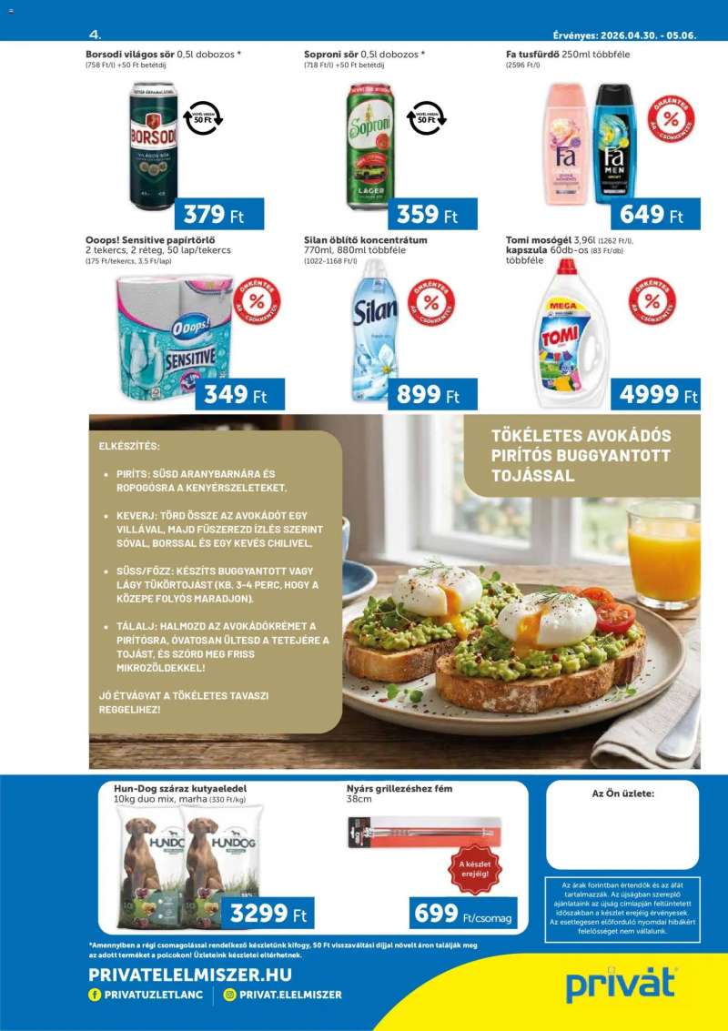 PRIVÁT PRIVÁT Déli vármegyék 4 oldal