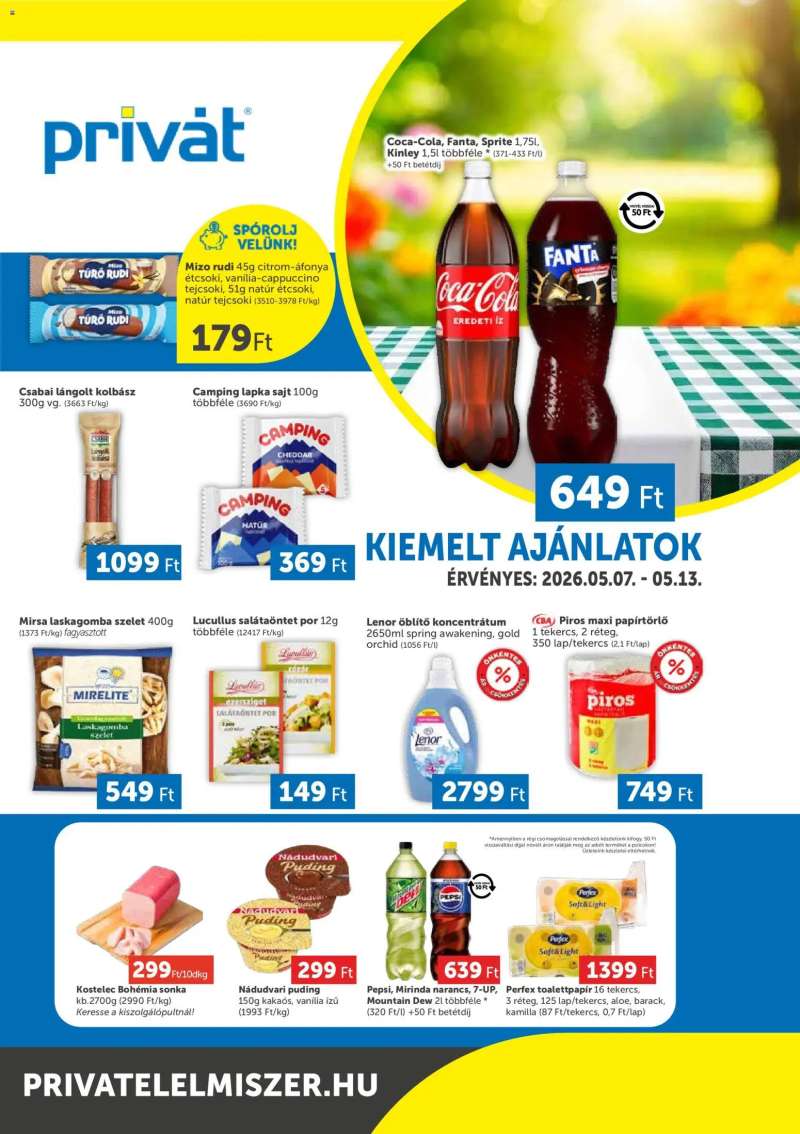 PRIVÁT PRIVÁT Déli vármegyék 1 oldal