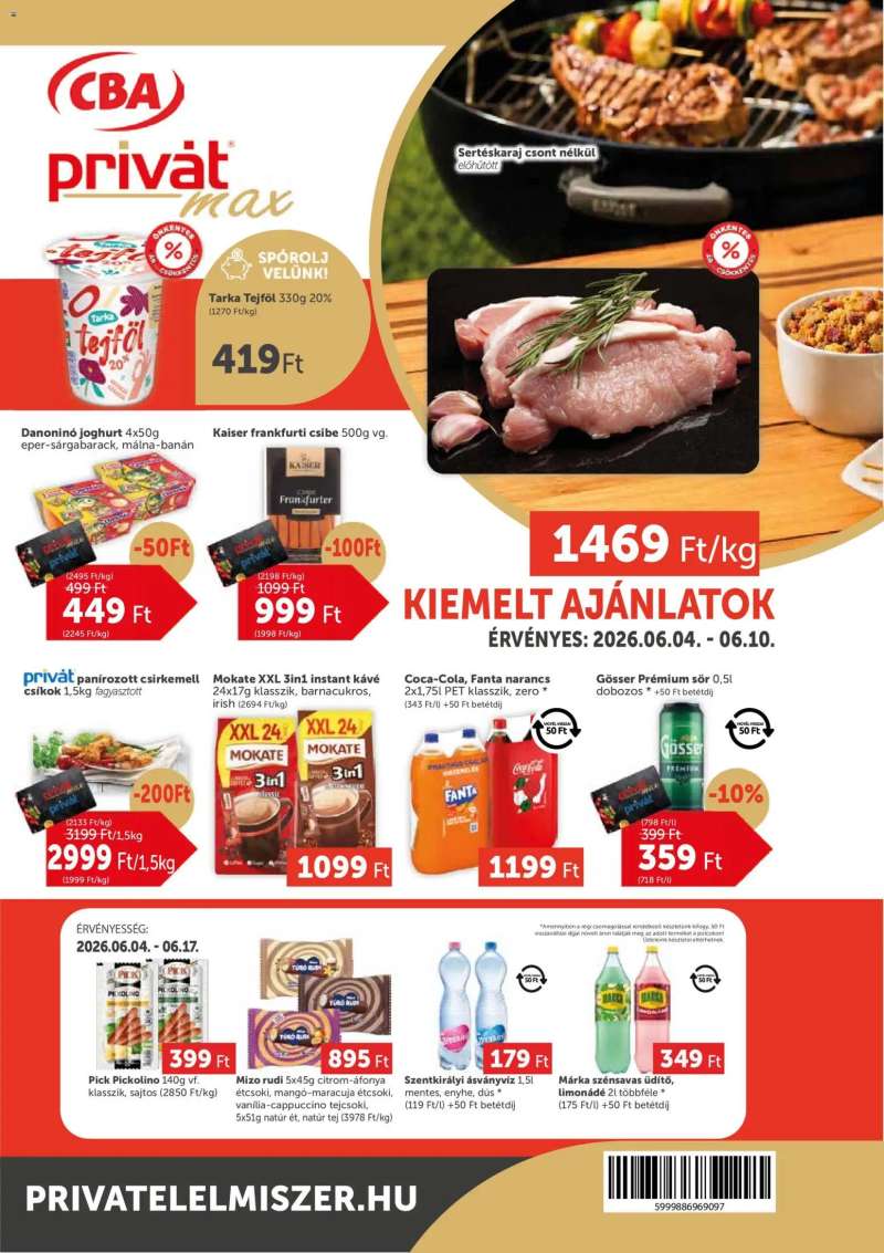 PRIVÁT PRIVÁT Aktuális szórólap MAX 1 oldal
