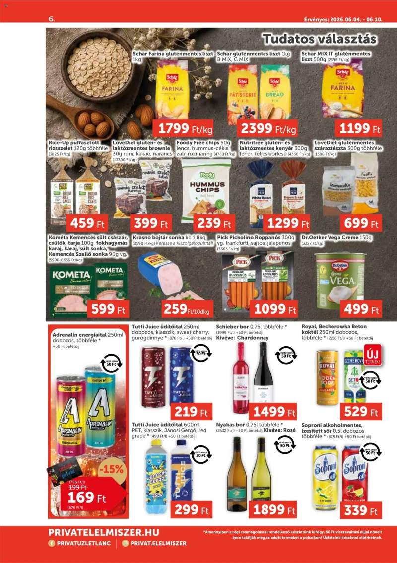 PRIVÁT PRIVÁT Aktuális szórólap MAX 6 oldal