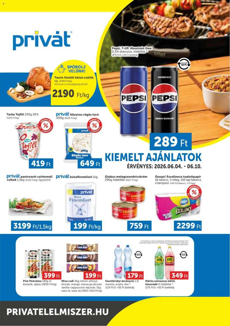 PRIVÁT PRIVÁT Déli vármegyék 1 oldal