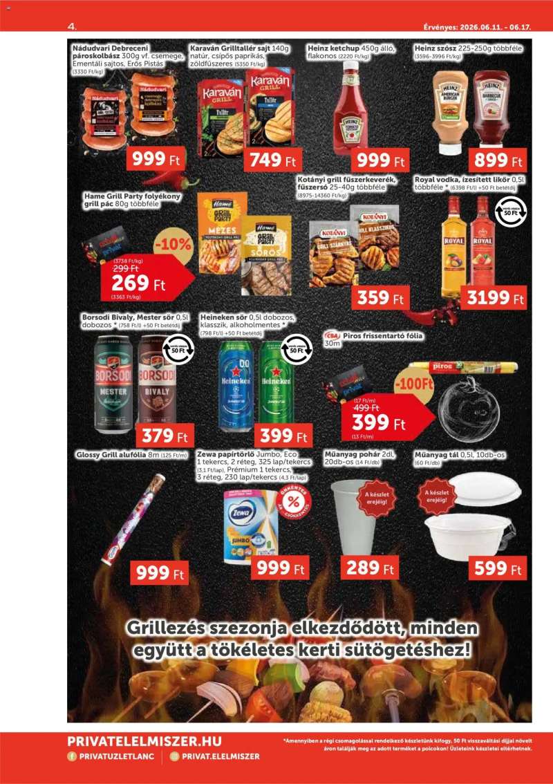 PRIVÁT PRIVÁT Aktuális szórólap MAX 4 oldal