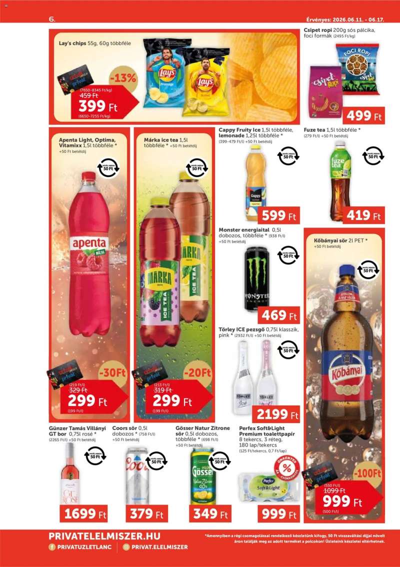 PRIVÁT PRIVÁT Aktuális szórólap MAX 6 oldal