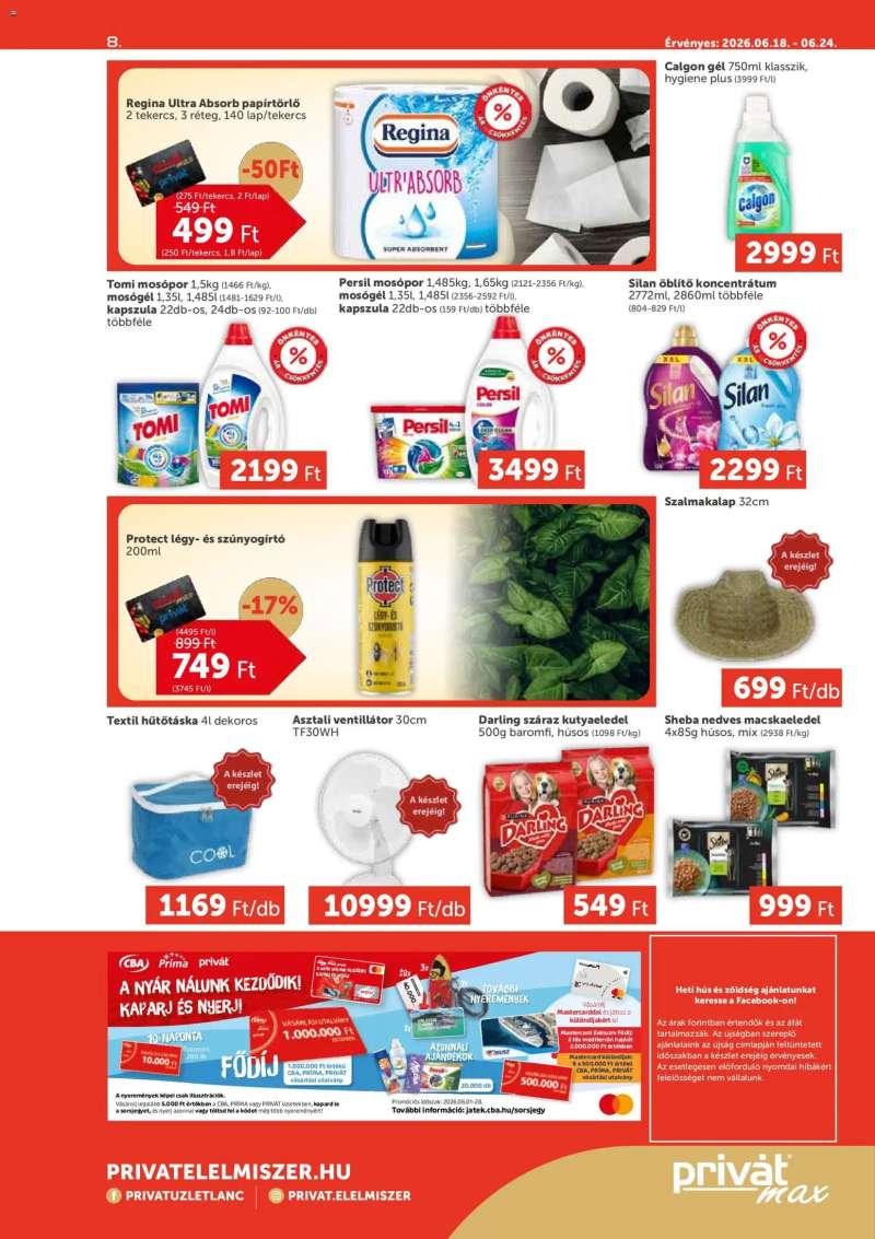 PRIVÁT PRIVÁT Aktuális szórólap MAX 8 oldal