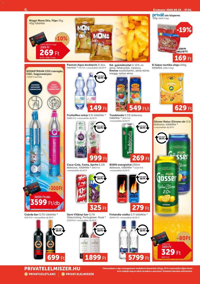 PRIVÁT PRIVÁT Aktuális szórólap MAX 6 oldal