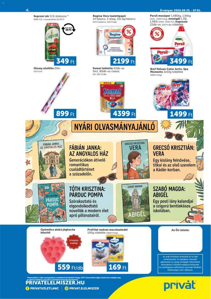 PRIVÁT PRIVÁT Déli vármegyék 4 oldal