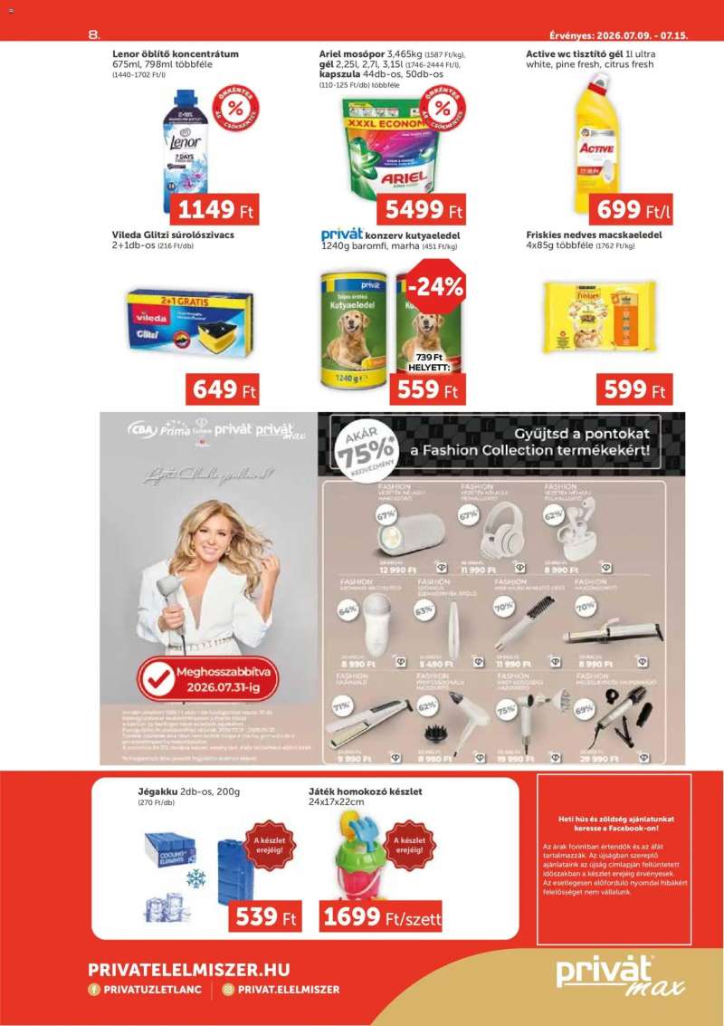 PRIVÁT PRIVÁT Aktuális szórólap MAX 8 oldal