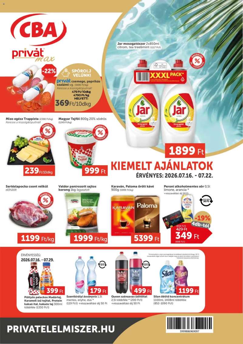 PRIVÁT PRIVÁT Aktuális szórólap MAX 1 oldal