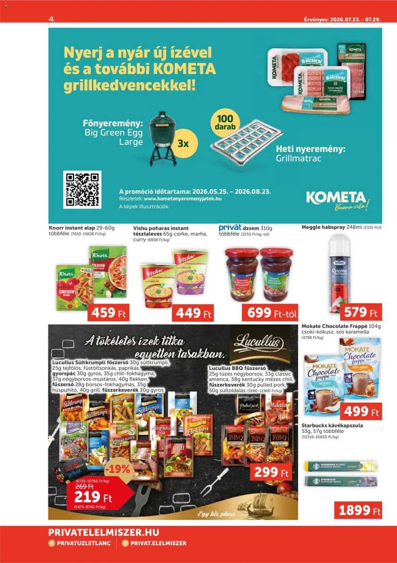 PRIVÁT PRIVÁT Aktuális szórólap MAX 4 oldal
