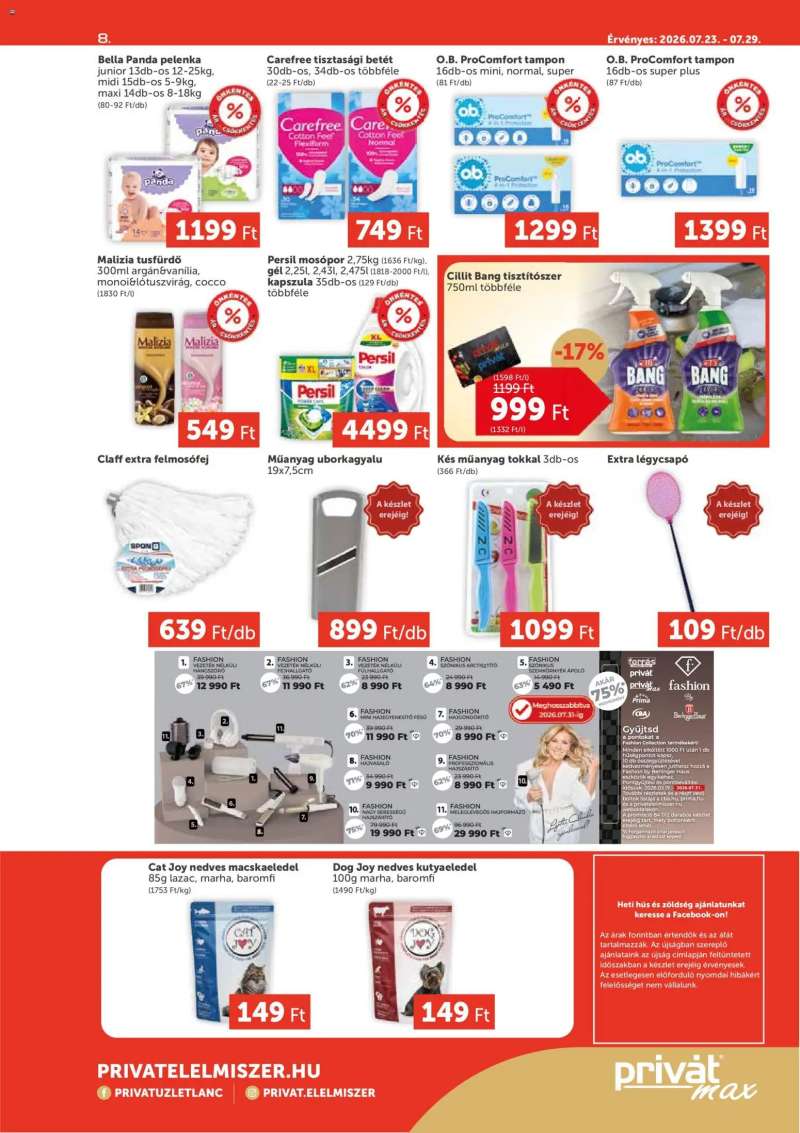 PRIVÁT PRIVÁT Aktuális szórólap MAX 8 oldal