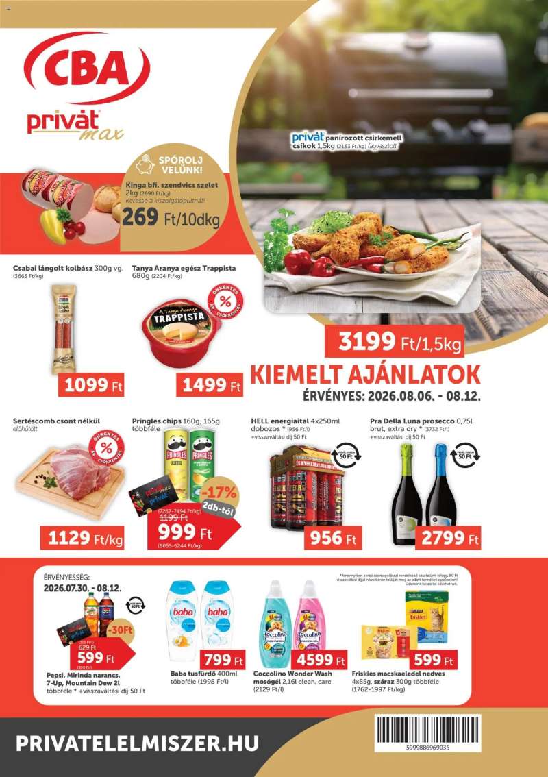 PRIVÁT PRIVÁT Aktuális szórólap MAX 1 oldal