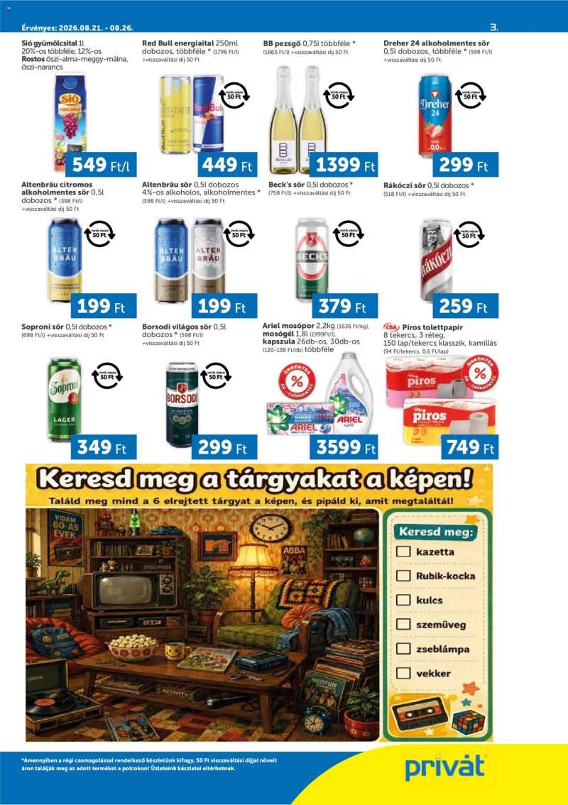 PRIVÁT PRIVÁT Déli vármegyék 3 oldal