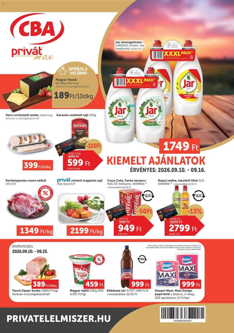 PRIVÁT PRIVÁT Aktuális szórólap MAX 1 oldal