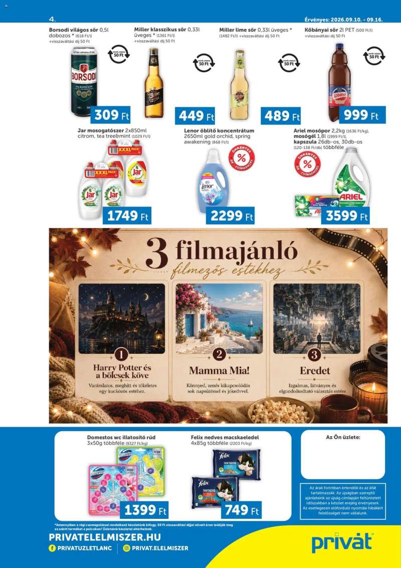 PRIVÁT PRIVÁT Déli vármegyék 4 oldal