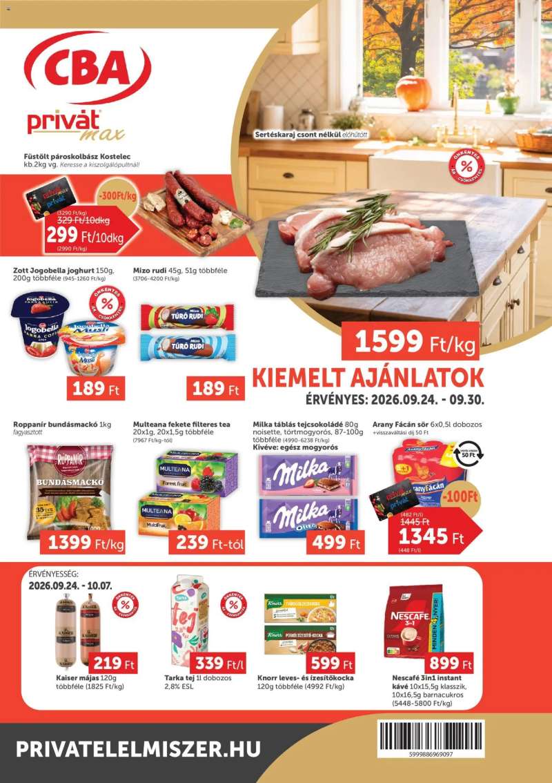 PRIVÁT PRIVÁT Aktuális szórólap MAX 1 oldal